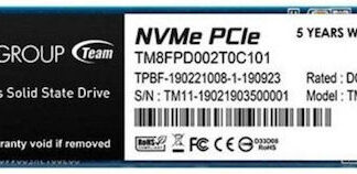 SSD Teamgroup 2TB MP33 PCIe M.2 TM8FP6002T0C101 PCIe 3.0 NVME