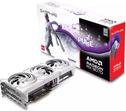 Sapphire Radeon RX 9070 16GB GDDR6 Pure Gaming OC Κάρτα Γραφικών Κωδικός: 11349-02-20G