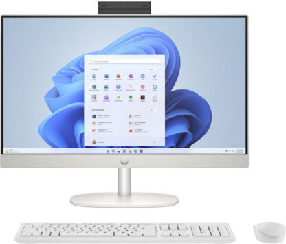 HP AiO 24-cr0312nw Ryzen 5 7520 23.8  FHD IPS 250nits AG 16GB DDR5 SSD512 Radeon 610M Cam720p kB+Mouse Win11 Shell White 2Y