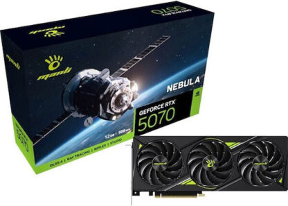 Manli GeForce RTX 5070 12GB GDDR7 Nebula Κάρτα Γραφικών