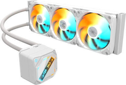 Gigabyte Gaming 360 Υδρόψυξη Επεξεργαστή Τριπλού Ανεμιστήρα 120mm για Socket AM4/AM5/1700/1200 με ARGB Φωτισμό Λευκή