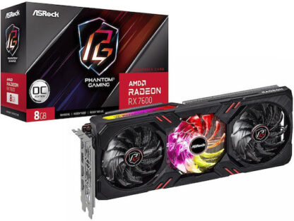 VGA ASRock Radeon RX 7600 8GB Phantom Gaming OC