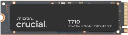 Crucial T710 SSD 1TB M.2 NVMe PCI Express 5.0 Κωδικός: CT1000T710SSD8