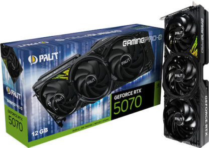 Palit GeForce RTX 5070 12GB GDDR7 GamingPro-S Κάρτα Γραφικών Κωδικός: NE75070019K9-GB2050U