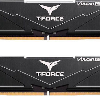 TeamGroup Vulcan XMP DDR5 32GB RAM με 2x16GB Modules και Ταχύτητα 6000 για Desktop Κωδικός: FLBD532G6000HC38ADC01