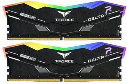 DDR5 32GB KIT 2x16GB PC 6000 Team T-Force Delta RGB CL30 FF7D532G6000HC30DC01 schwarz