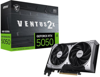 MSI GEFORCE RTX 5050 8G VENTUS 2X OC graphics card NVIDIA 8 GB GDDR6