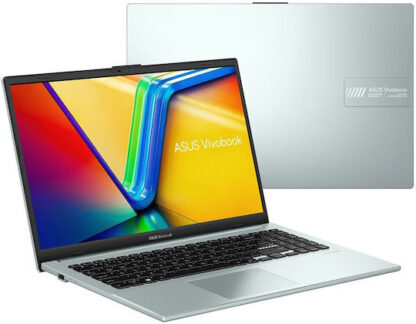 ASUS Vivobook Go 15 E1504GA-WS34 laptop Intel Core i3 N-series i3-N305 39.6 cm (15.6 ) Full HD 8 GB DDR4-SDRAM 256 GB SSD Wi-Fi 5 (802.11ac) Windows 11 Home in S mode Green  Grey New Repack/Repacked