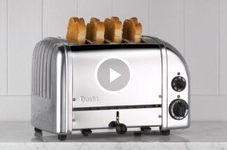Dualit 2 Slot  Toaster polished