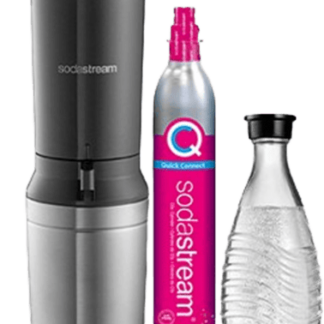 SodaStream Soda Maker Crystal 3 0 Promopack QC black Schwarz incl 3 Glasbottles (1016413490)