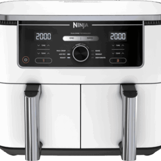 Ninja AF400EUWH MAX Foodi Dual Zone Heißluftfritteu weiß