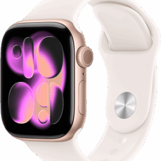 Apple Watch Ser. 11 GPS 42mm Alu rose Sport l. blush S/M