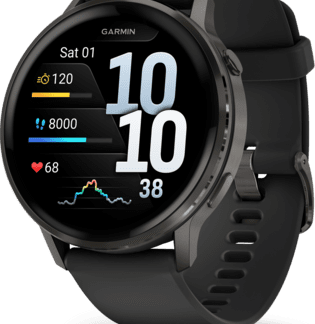 Garmin Venu 4 Smartwatch 45mm schwarz/schiefergrau