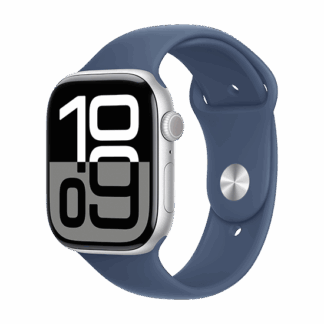 Watch Apple Watch Series 10 GPS 46mm Jet Black Aluminium Case with Sport Band S/M - Black
