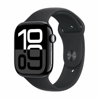 Watch Apple Watch Series 10 GPS 46mm Jet Black Aluminium Case with Sport Band M/L - Black
