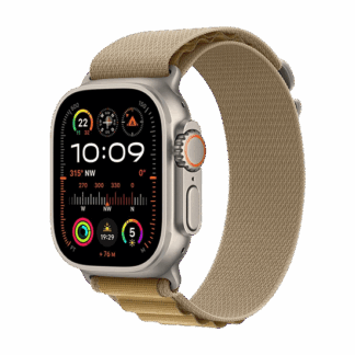 Watch Apple Watch Ultra 2 (2024) LTE 49mm Natural Titanium Case with Alpine Loop M - Almond