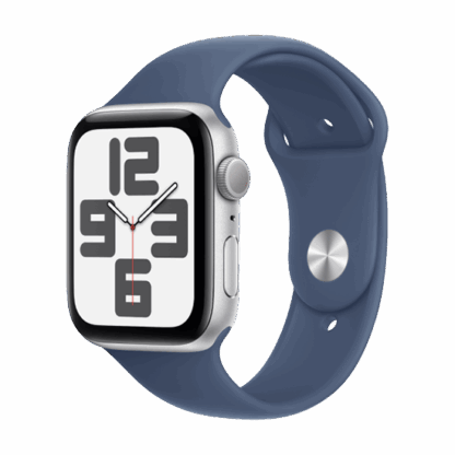 Watch Apple Watch SE2 (2024) GPS 44mm Silver Aluminium Case with Sport Band M/L - Denim