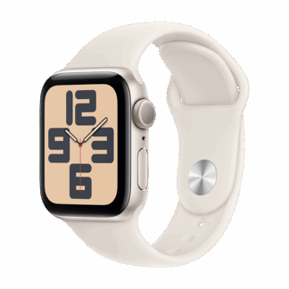 Watch Apple Watch SE2 (2024) GPS 40mm Silver Aluminium Case with Sport Band M/L - Denim