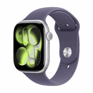 Watch Apple Watch Series 11 (2025) GPS 46mm Space Grey Aluminium Case with Sport Band S/M - Black