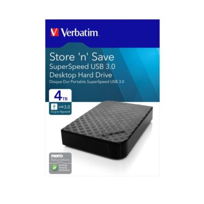 Verbatim Store n Save 3,5" 4TB USB 3.0 Gen 2 47685