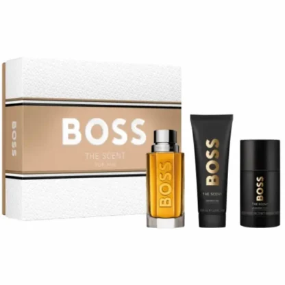Hugo Boss The Scent For Him Eau De Toilette Spray 100ml Set 3 Pieces