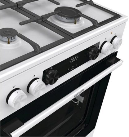Gorenje GKS6C71WF Freestanding cooker with oven White