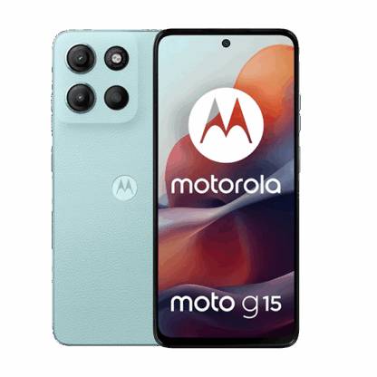 Motorola Moto G15 4G Dual Sim 4GB RAM 128GB - Galcier Blue