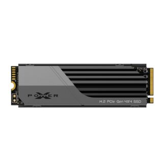 SILICON POWER PCIe Gen 4x4 XS70 Internal solid state drive SSD 1TB M.2 2280 NVMe 1.4 (SP01KGBP44XS7005) Black  Grey