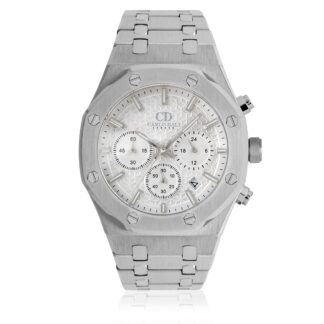 Royal Chronograph Silver White watch