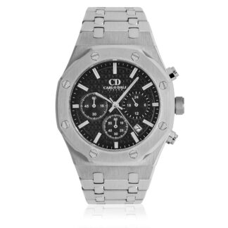 Chronograph Silver, white watch