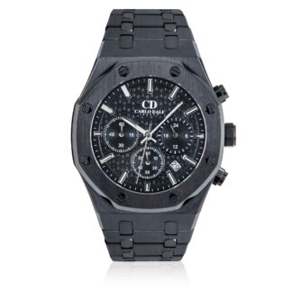 GREECE 2021 Chronograph leather Black Limited watch