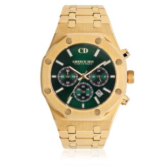 Royal Chronograph Rose Gold, black watch
