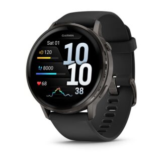 Garmin Venu 4 3.56 cm (1.4 ) AMOLED 45 mm Digital 454 x 454 pixels Touchscreen Black Wi-Fi GPS (satellite)