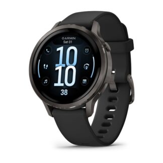 Garmin Venu 4 3.05 cm (1.2 ) AMOLED 41 mm Digital 390 x 390 pixels Touchscreen Black Wi-Fi GPS (satellite)