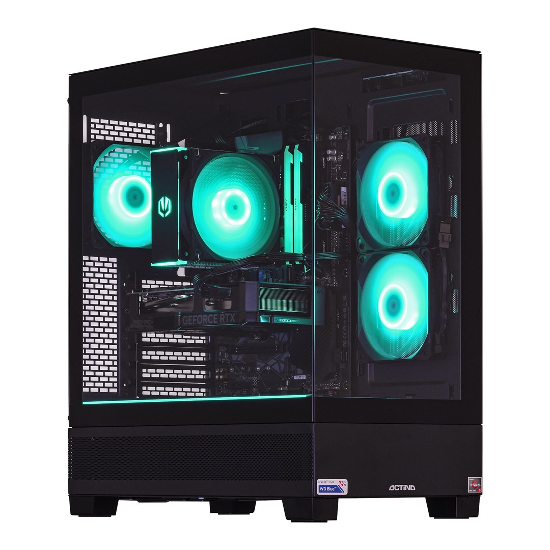 Actina 5901443421085 PC AMD Ryzen™ 5 5600X 32 GB DDR4-SDRAM 1 TB SSD NVIDIA GeForce RTX 5060 Midi Tower Black Actina 5901443421085 PC AMD Ryzen™ 5 5600X 32 GB DDR4-SDRAM 1 TB SSD NVIDIA GeForce RTX 5060 Midi Tower Black