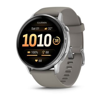 Garmin Venu 4 3.56 cm (1.4 ) AMOLED 45 mm Digital 454 x 454 pixels Touchscreen Silver Wi-Fi GPS (satellite)