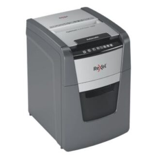 Rexel AutoFeed+ 100X automatic shredder  P-4  cuts confetti cut (4x28mm)  100 sheets  34 litre bin