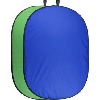 Walimex pro Falthintergrund 200x230cm grün/blau