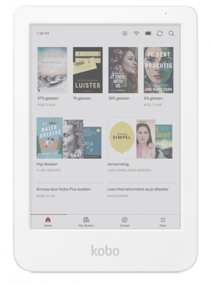 Kobo eBook-Reader eBookReader Clara Colour white (N367-KU-WH-K-CK) (N367KUWHKCK)