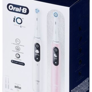Braun Oral-B iO6 DuoPack White/Pink