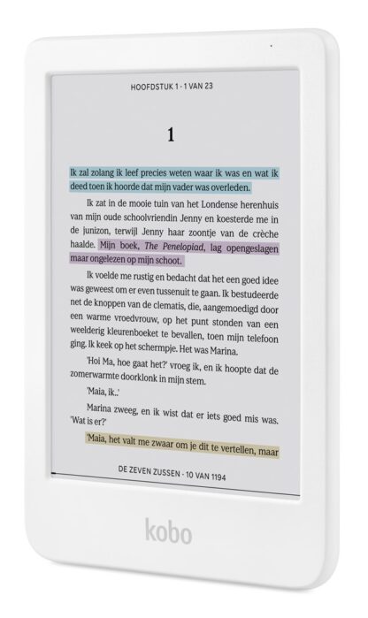 Kobo eBook-Reader eBookReader Clara Colour white (N367-KU-WH-K-CK) (N367KUWHKCK)