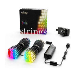 TWINKLY Strings 250 (TWS250STP-BEU) Smart Christmas tree lights 250 LED RGB 20 m