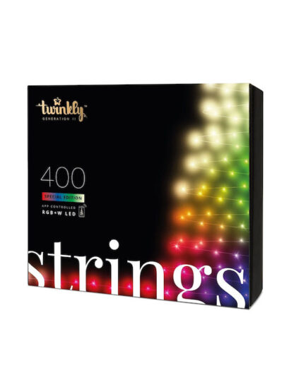TWINKLY Strings 400 Special Edition (TWS400SPP-BEU) Smart Christmas tree lights 400 LED RGB+W 32 m
