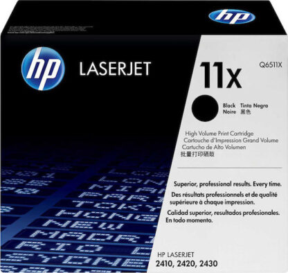 HP Cartridge No 11X HP11X HP 11X Black Schwarz (Q6511X)