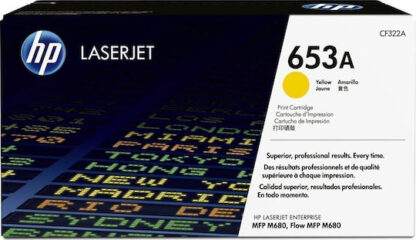 HP Cartridge No 653A HP653A HP 653A Yellow Gelb (CF322A)