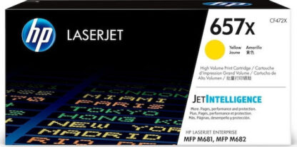 HP Cartridge No 657X HP657X HP 657X Yellow Gelb (CF472X)