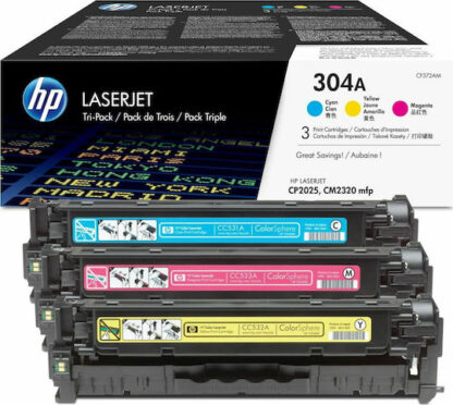 HP Cartridge No 304A HP304A HP 304A Multipack (CF372AM)