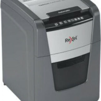 Rexel AutoFeed+ 100X automatic shredder  P-4  cuts confetti cut (4x28mm)  100 sheets  34 litre bin
