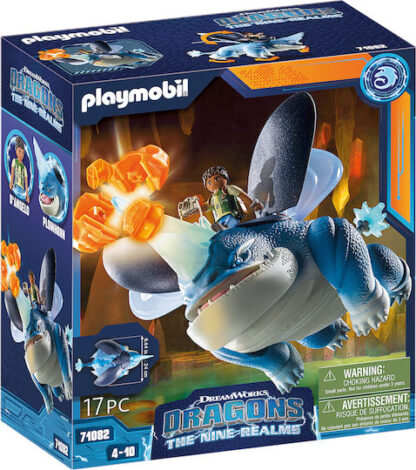 Playmobil Dragons: The Nine Realms - Plowhorn και D’Angelo