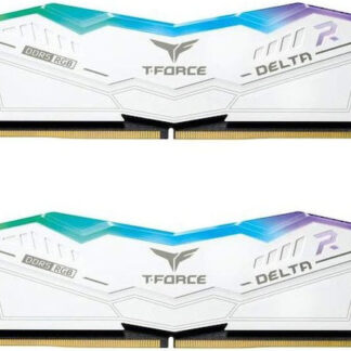 DDR5 32GB KIT 2x16GB PC 6000 Team T-Force Delta RGB FF4D532G6000HC38ADC01 weiß